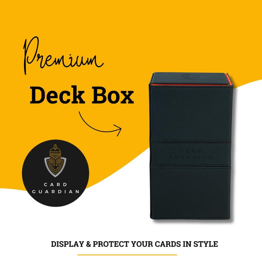 - Premium Double Deck Box (Black) for 200+ Cards Trading Card Games TCG Perfect for Magic the Gathering (MTG), Commander Deck, Yugioh Deck Box, Sports Card Storage Boxes