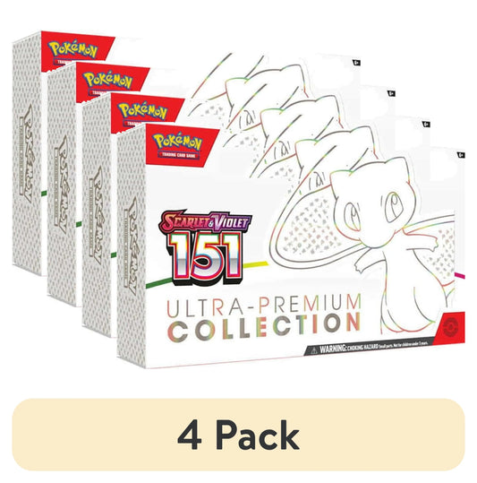 (4 Pack)  Trading Card Games Scarlet & Violet—151 Ultra-Premium Collection - 16 Booster Packs from Pokémon Tcg: Scarlet & Violet—151
